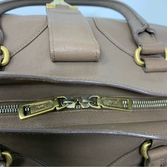 💯 AUTH YSL Saint Laurent Cabas Y Leather Tote - Picture 6 of 12